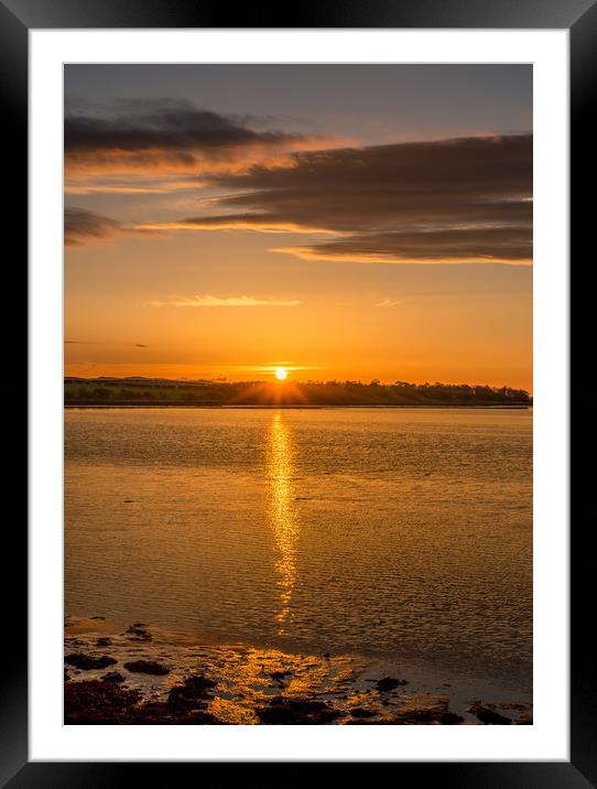 Photos of Northumberland - Budle Bay Framed Mounted Print by Naylor's Photography