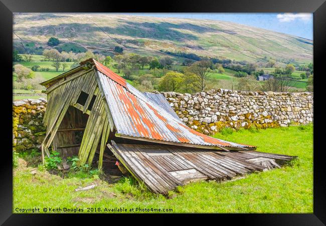 The old shed Framed Print by Keith Douglas