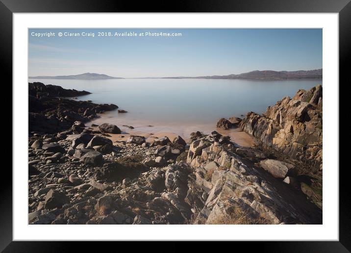 Lough Swilly Seascape Framed Mounted Print by Ciaran Craig