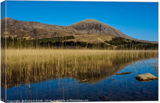 Loch Cill Chriosd and Beinn na Caillich Canvas Print by Richard Smith