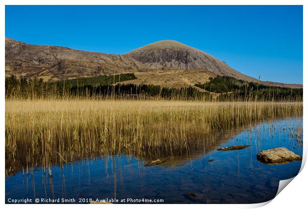 Loch Cill Chriosd and Beinn na Caillich Print by Richard Smith