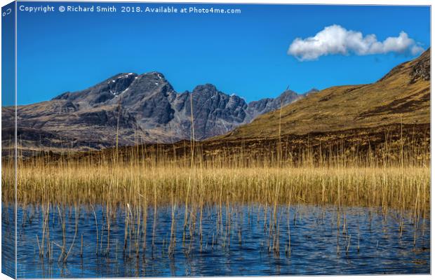 Loch Cill Chriosd and Blaven #5 Canvas Print by Richard Smith