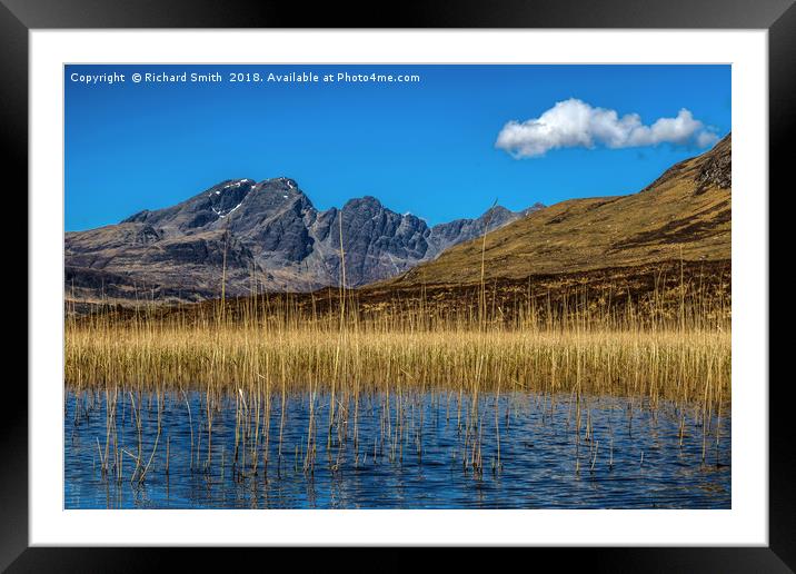 Loch Cill Chriosd and Blaven #5 Framed Mounted Print by Richard Smith