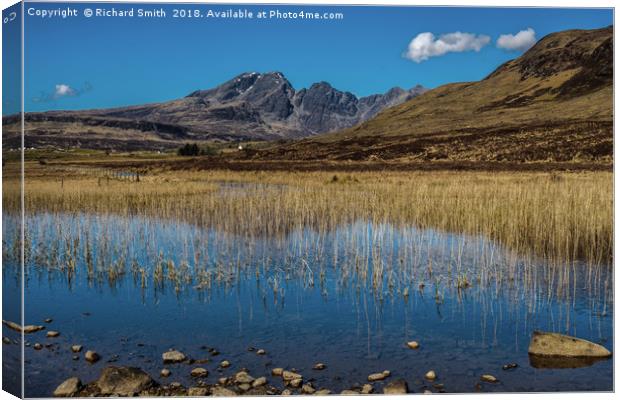 Loch Cill Chriosd and Blaven #5  Canvas Print by Richard Smith