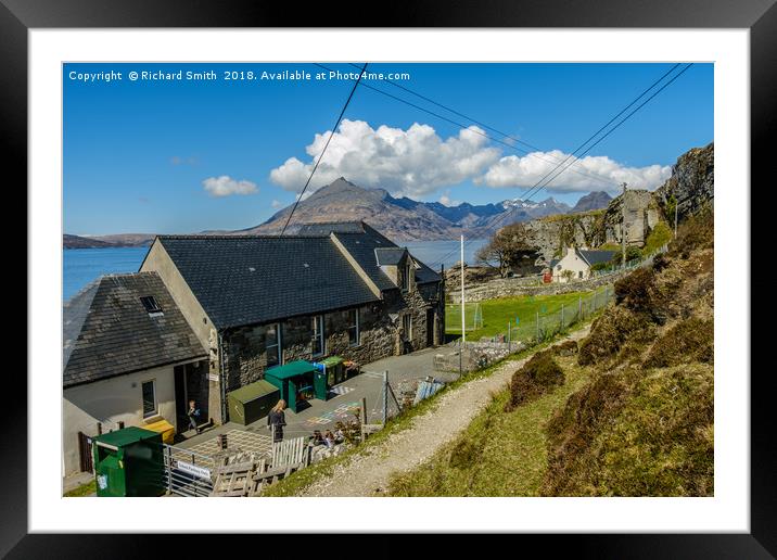 Elgol Primary School  Framed Mounted Print by Richard Smith