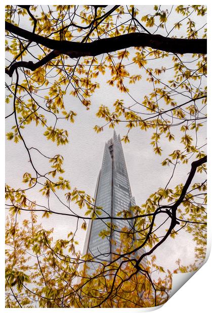 Looking for the Shard Print by Paul Andrews
