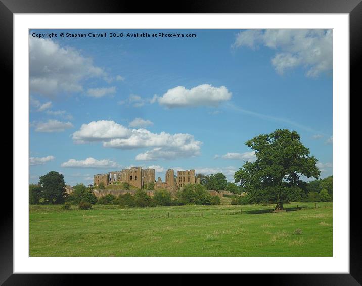 Kenilworth Castle, Warwickshire Framed Mounted Print by Stephen Carvell