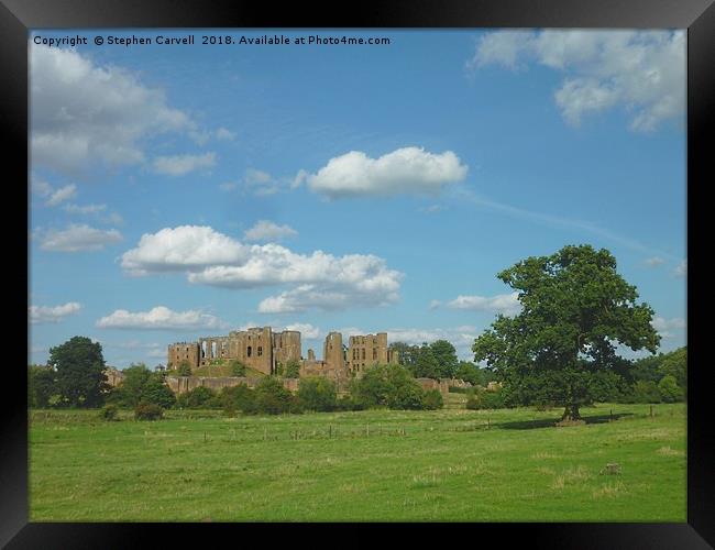 Kenilworth Castle, Warwickshire Framed Print by Stephen Carvell