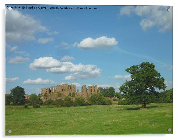 Kenilworth Castle, Warwickshire Acrylic by Stephen Carvell