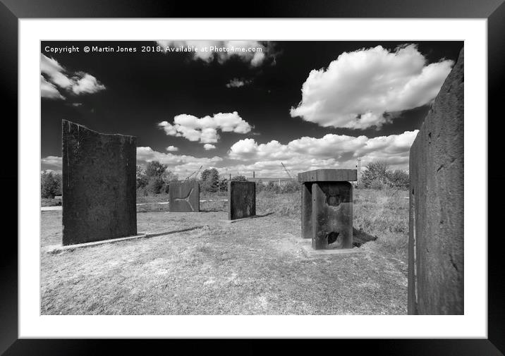 Steel Henge, Monument to Rotherham Steel Framed Mounted Print by K7 Photography