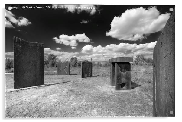 Steel Henge, Monument to Rotherham Steel Acrylic by K7 Photography