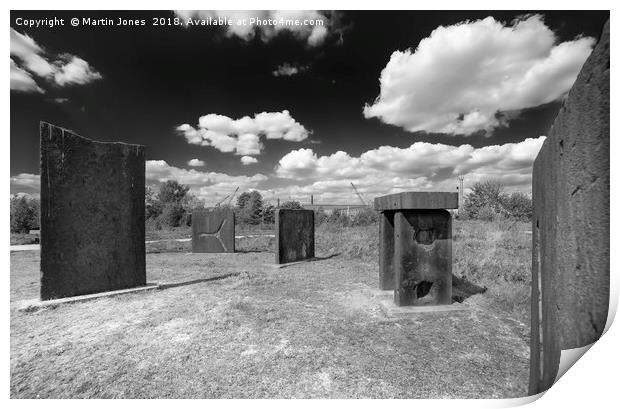 Steel Henge, Monument to Rotherham Steel Print by K7 Photography