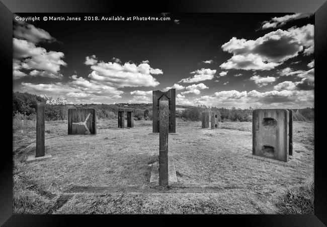 Steel Henge, Monument to the Past Framed Print by K7 Photography