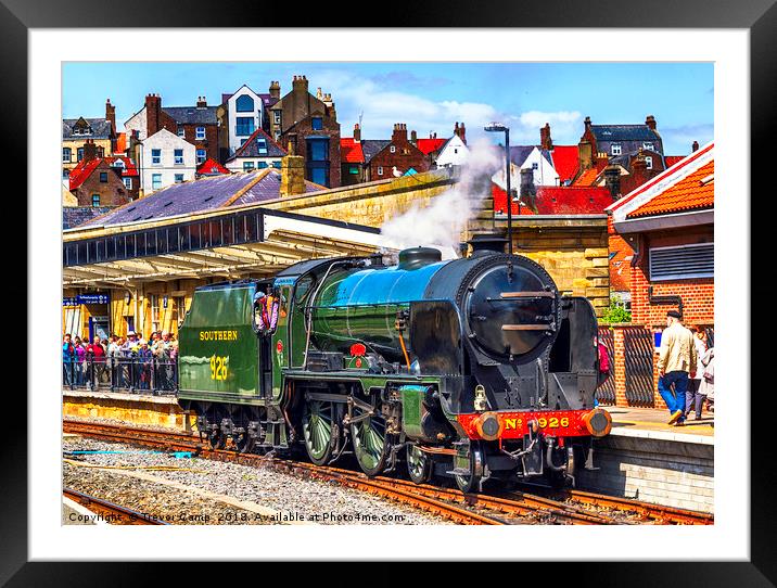 Repton at Whitby Framed Mounted Print by Trevor Camp