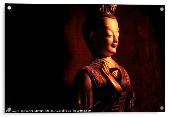 Buddha Acrylic by Franck Metois