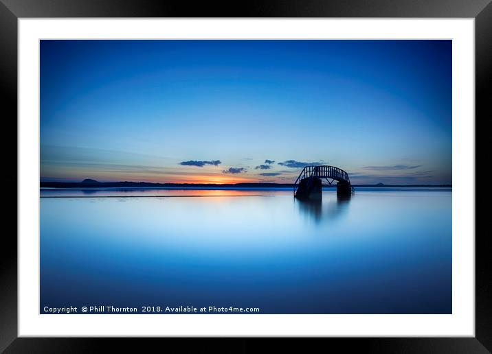 Bridge to Nowhere No.2 Framed Mounted Print by Phill Thornton