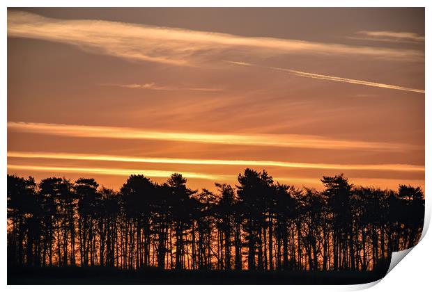 Sunrise over Shropshire  Print by James Sedgemore