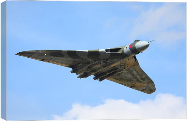 Avro Vulcan XH558 Bomb bay open Canvas Print by Oxon Images