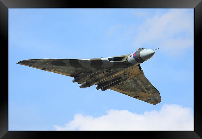 Avro Vulcan XH558 Bomb bay open Framed Print by Oxon Images