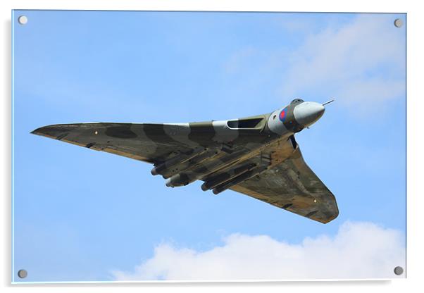 Avro Vulcan XH558 Bomb bay open Acrylic by Oxon Images