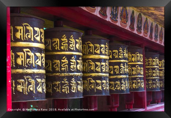 Temple at Darjeeling Framed Print by Madhurima Ranu