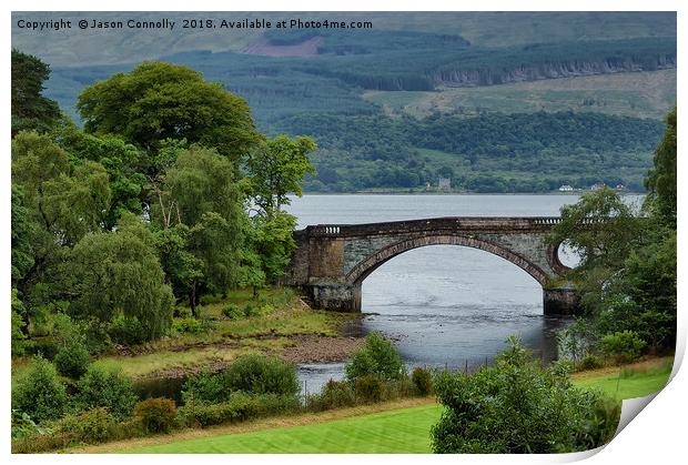 Loch Fyne Bridge. Print by Jason Connolly