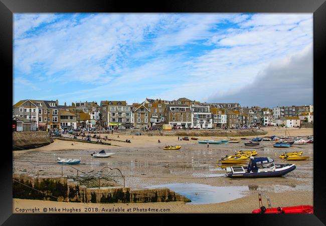 St Ives Framed Print by Mike Hughes