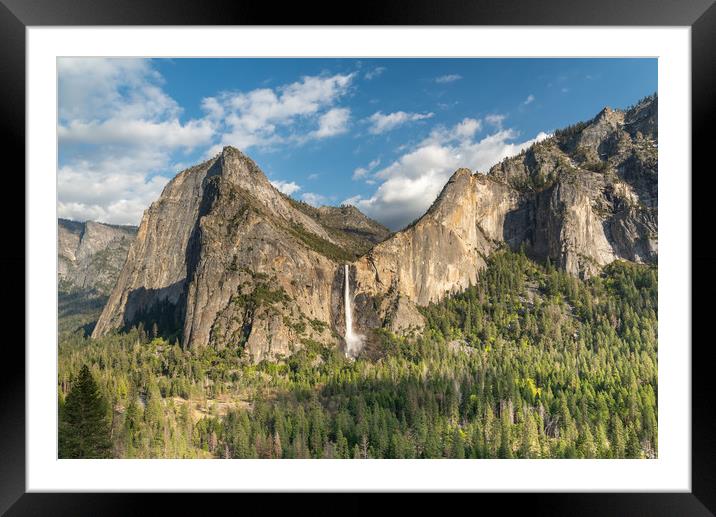 Bridalveil Falls, Yosemite  Framed Mounted Print by Bob Small