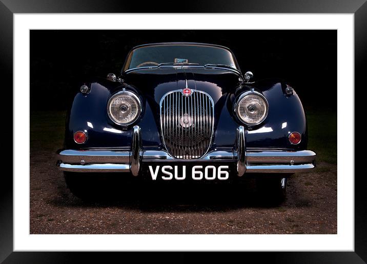 Classic Jaguar XK150 Framed Mounted Print by Donnie Canning