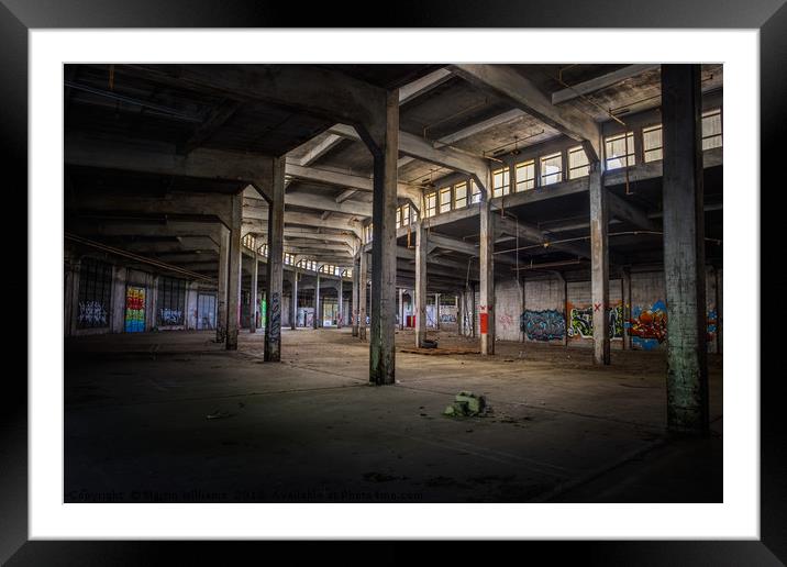 Finley Roundhouse 2, Birmingham, Alabama Framed Mounted Print by Martin Williams