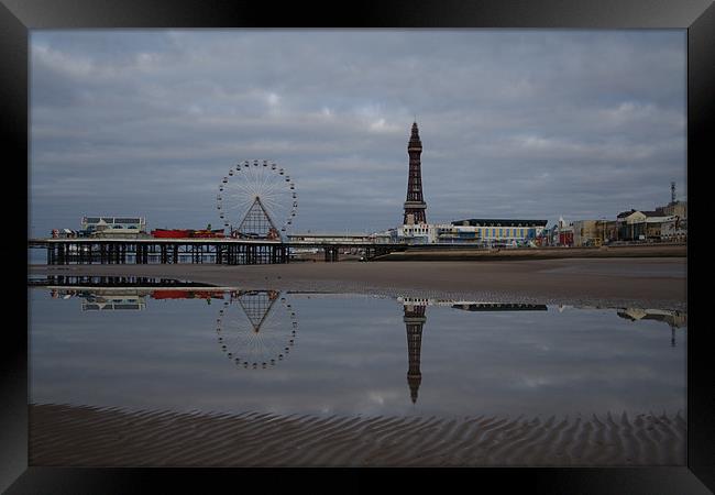 Blackpool Framed Print by Margaret Elliott