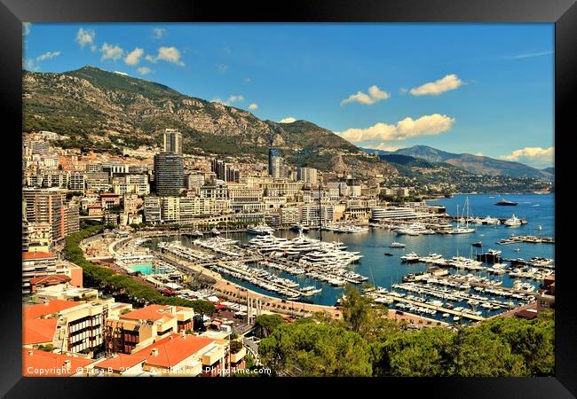 Monaco, Monte Carlo Framed Print by Lisa PB