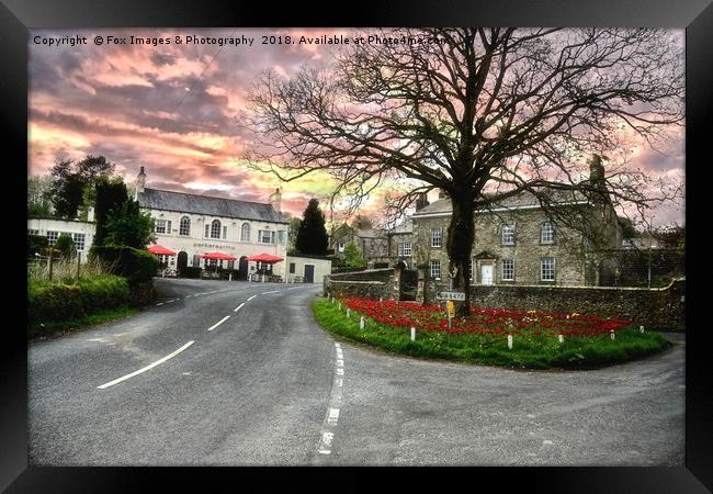 Parkers arms Newton in bowland Framed Print by Derrick Fox Lomax
