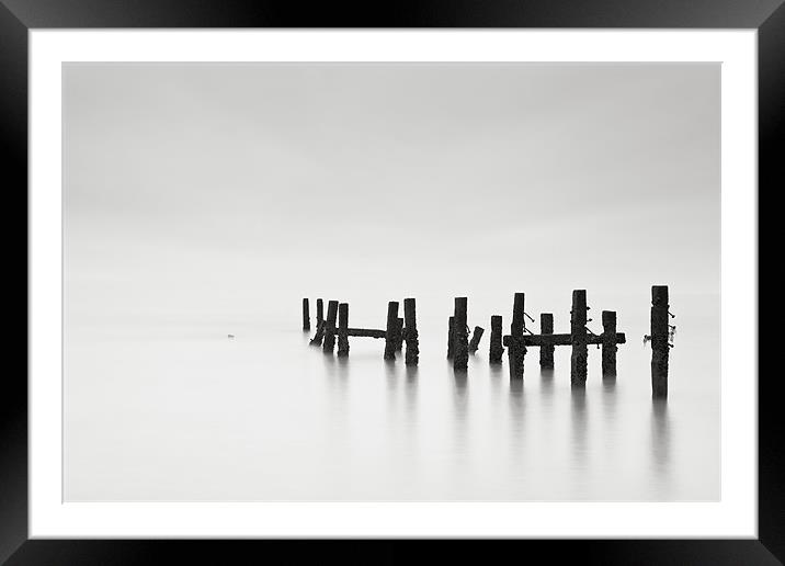 Into the sea Framed Mounted Print by Simon Wrigglesworth