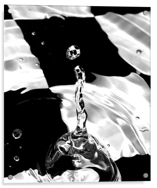 Abstract Water Droplet Acrylic by Simon H