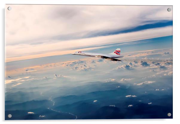 Concorde Horizons Acrylic by J Biggadike
