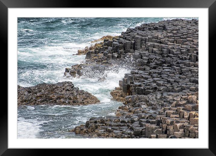 Giant's Causeway Framed Mounted Print by Mary Lane