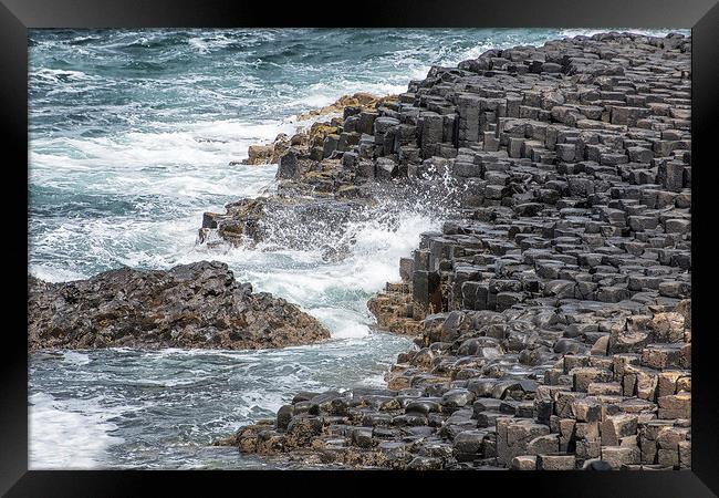 Giant's Causeway Framed Print by Mary Lane