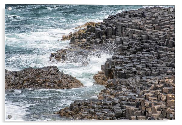 Giant's Causeway Acrylic by Mary Lane