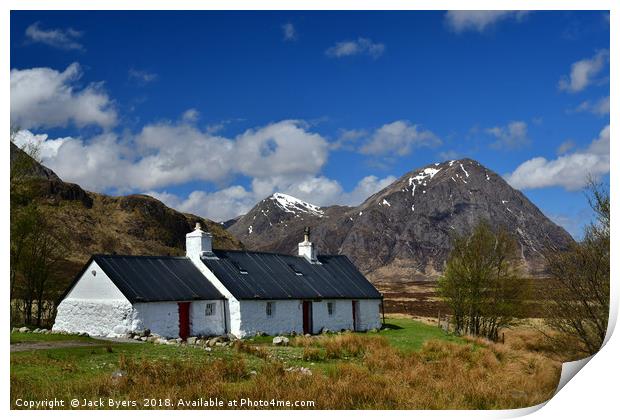 The Buachaille in Spring Print by Jack Byers