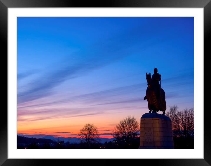 Sunset at Bannockburn Framed Mounted Print by Tommy Dickson