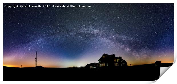 The Cat and Fiddle Milky Way Print by Ian Haworth