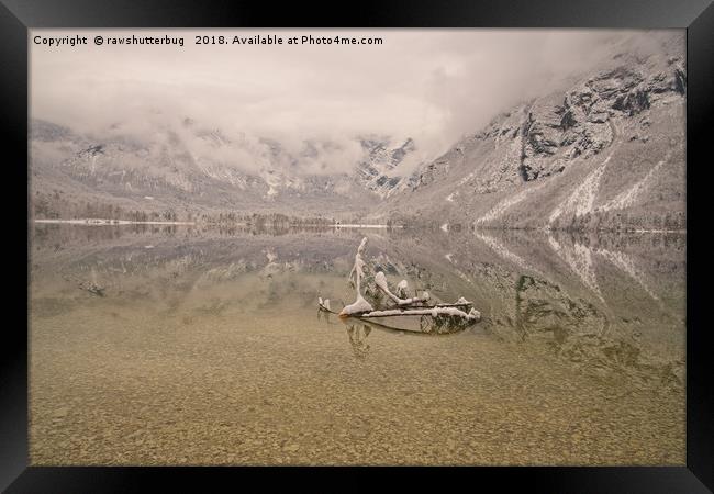 Lake Bohinj Reflection Framed Print by rawshutterbug 