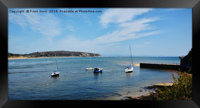 Anchorage - Abersoch harbour, North Wales Framed Print by Frank Irwin