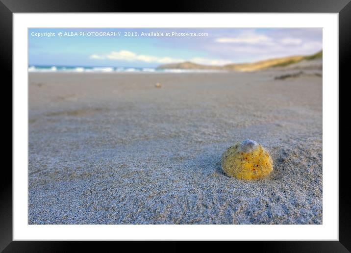 Vatersay Bay, Isle of Barra, Scotland. Framed Mounted Print by ALBA PHOTOGRAPHY