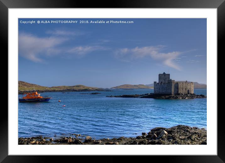 Kisimul Castle, Isle of Barra, Scotland. Framed Mounted Print by ALBA PHOTOGRAPHY