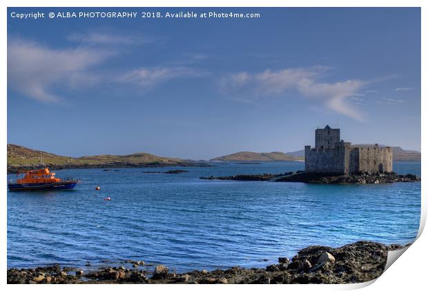 Kisimul Castle, Isle of Barra, Scotland. Print by ALBA PHOTOGRAPHY