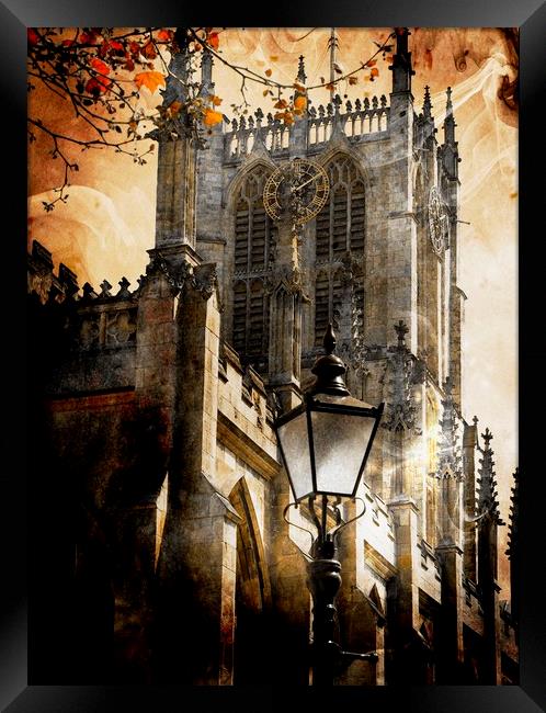 Gothic Majesty at Hull Minster Framed Print by P D