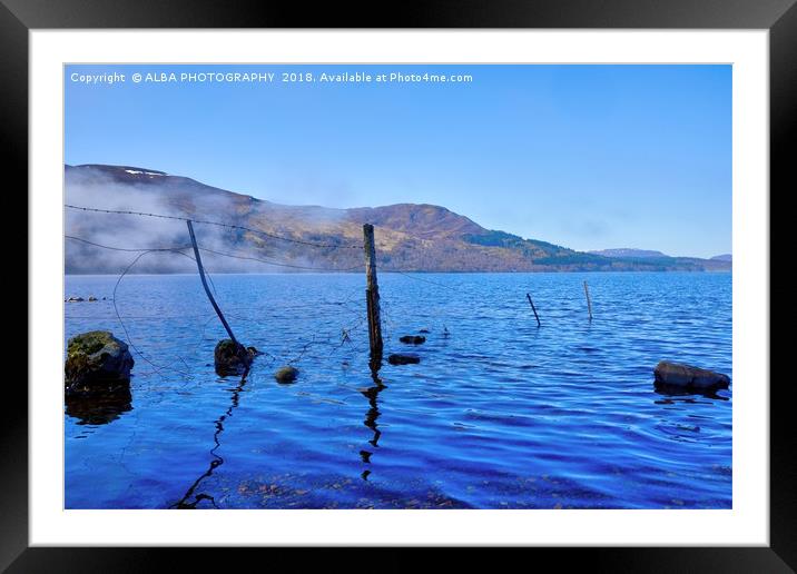 Loch Rannoch, Perthshire, Scotland Framed Mounted Print by ALBA PHOTOGRAPHY