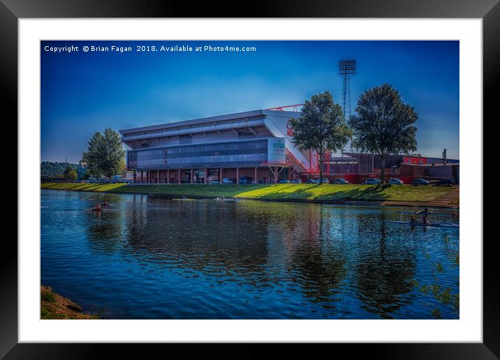 The City Ground Framed Mounted Print by Brian Fagan